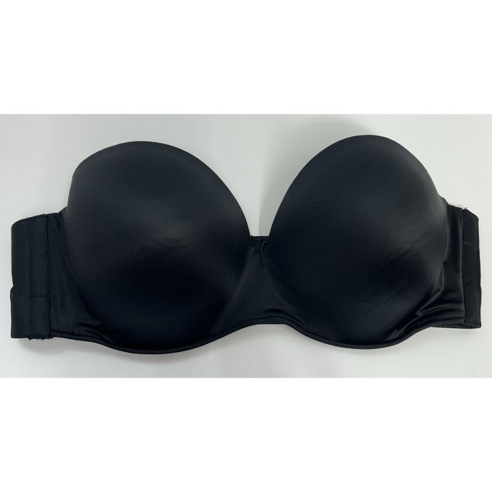 Cacique Black Strapless Bra